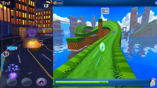 Sonic Dash vs Sonic Forces - Mephiles the Dark Unlocked - All Characters Fully Upgraded Werehog