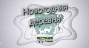 Новогодняя деревня. Лесопарк. Рязань