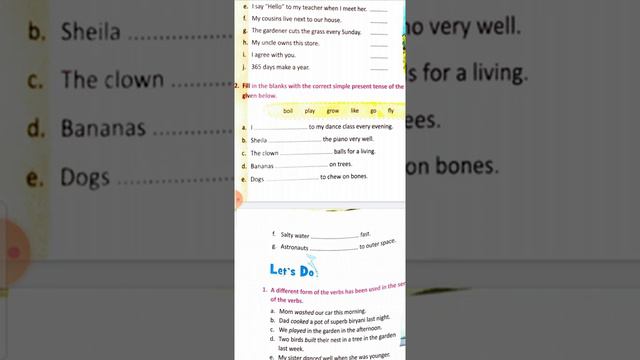 Class 4 Simple Present and Simple Past. смотреть онлайн