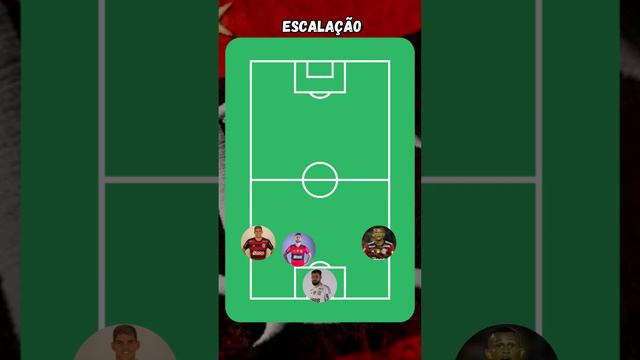 Escalação do FLAMENGO para o jogo contra o CRUZEIRO! Bom time?