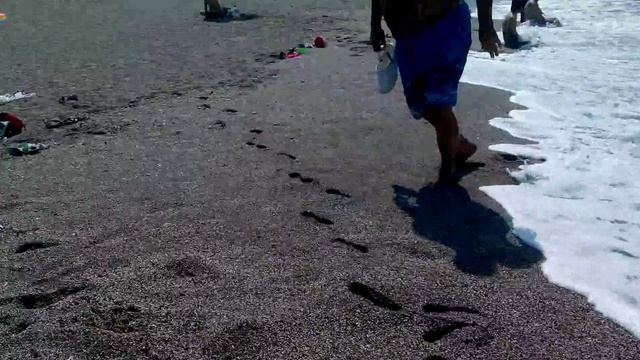 Сюрприз у Берега. Разбушевавшееся Средиземное Море. Аланья, Турция. смотреть онлайн