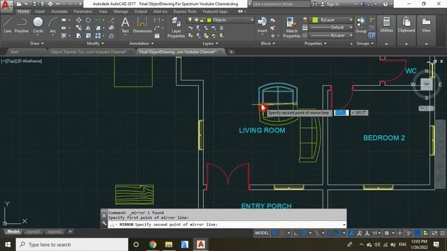 How To Insert Furniture and Equipment In AutoCAD Tutorial  - AutoCAD Floor Plan Tutorial  Lesson 7 смотреть онлайн