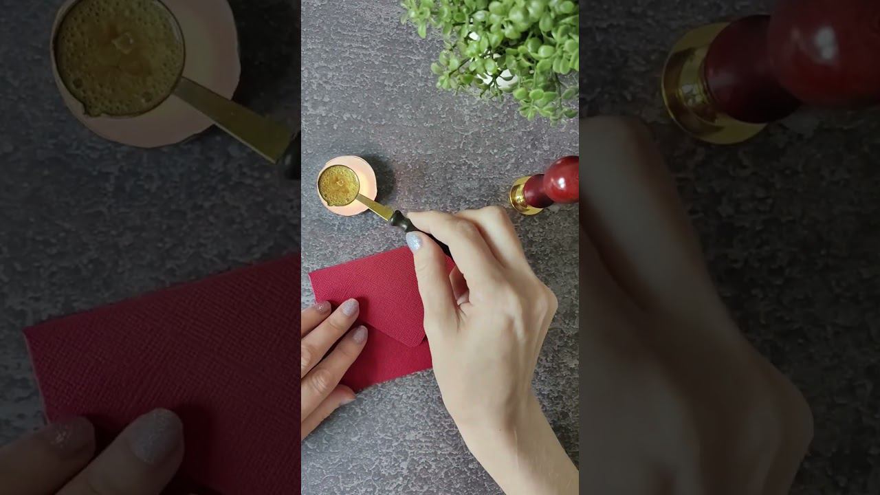 Сургучная печать с AliExpress по индивидуальному макету #канцелярия #творчество смотреть онлайн