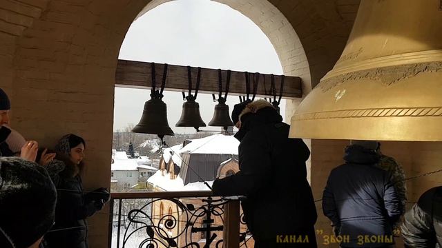 Иеродиакон Роман (Огрызков), колокольный звон в храме прп.Серафима Саровского, г.Голицыно