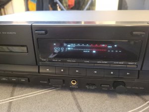 Двойная кассетная дека Kenwood KX-W4070-произведена в Китае-1995-год