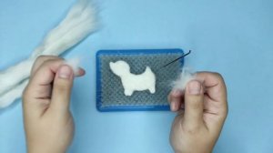 Валяние из шерсти брошки пёсика. Часть 1. Видео создания броши своими руками. Делаем основу.