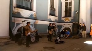 Уличные музыканты Питер ~ Круто исполнили Песня Город Сказка Танцы Минус