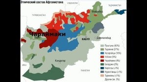 Этническая Карта Афганистана