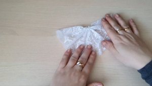 МК брошь-жабо из репсовых лент и кружева / DIY frill brooch #beadpark