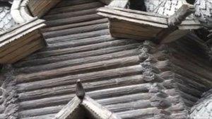 Макет деревянной церкви Преображения Господня 1714 г. о.Кижи