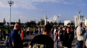 Москва, день города, ВДНХ фонтан "Дружба народов", 7 сентября 2019 г.