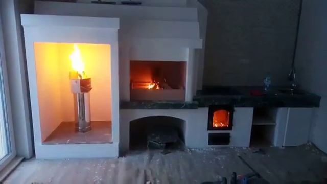 Барбекю комплекс ОБЛЕГЧЕННЫЙ 2019. Установлен на винтовых сваях. смотреть онлайн