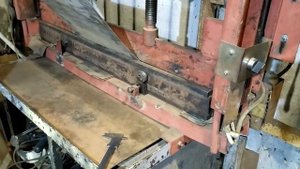 Самодельный электромеханический листогиб.