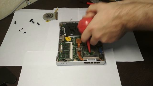 Lenovo Q190 Q180 IdeaCentre fan replace service обслуживание системы охлаждения ремонт