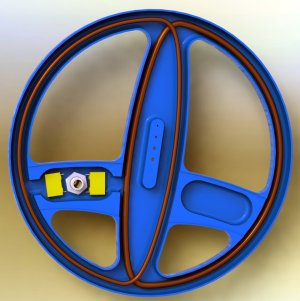 Приспособление для намотки катушки металлоискателя Квазар на 3Д принтере.