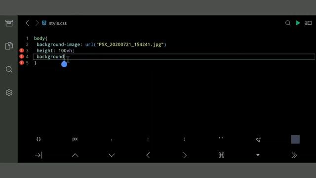 How to add background image in Html and Css using VS code - #indicoderz #codewithharry #HarryBhai