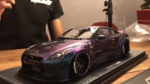Nissan R35 GTR Liberty Walk 1/18 special order - IGNITION