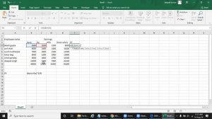 PF ESI Professional tax practical calculation in excel