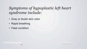 Preoperative Stabilization Of Infants With Hypoplastic Left Heart Syndrome | HLHS - Manipal Hospita