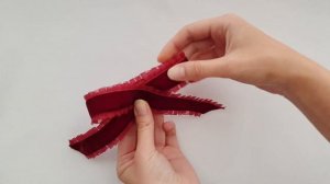 Заколка бант своими руками. Бархатный бант для волос