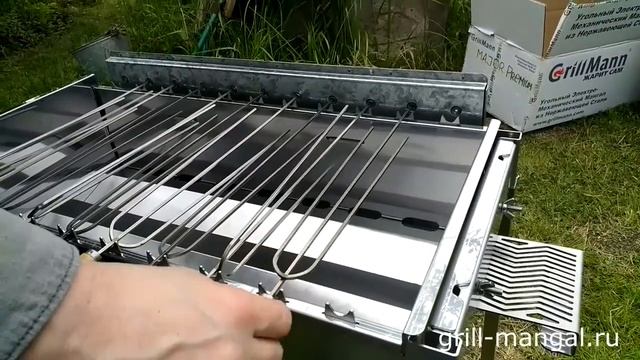 Автоматический мангал из нержавеющей стали Grillmann Major Premium