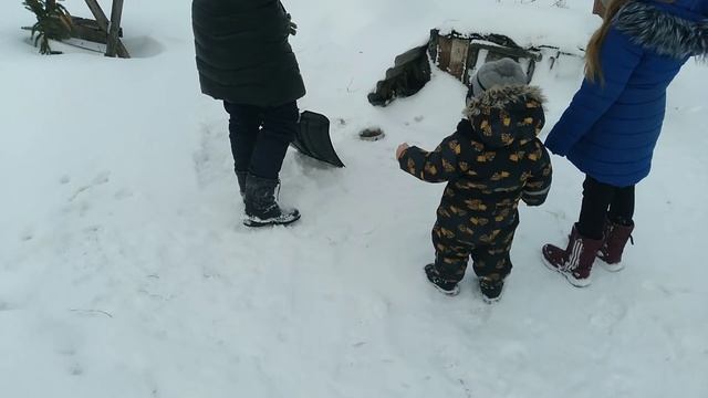 Деревенский ужин//Январский день в деревне. смотреть онлайн
