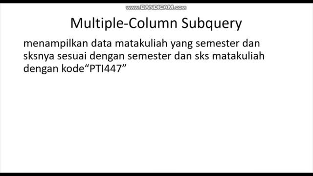 SUB QUERY (PHP MY ADMIN) смотреть онлайн