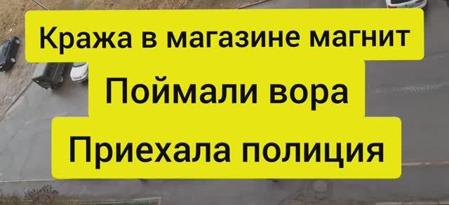 Кража в магазине, поймали вора. Приехала полиция смотреть онлайн