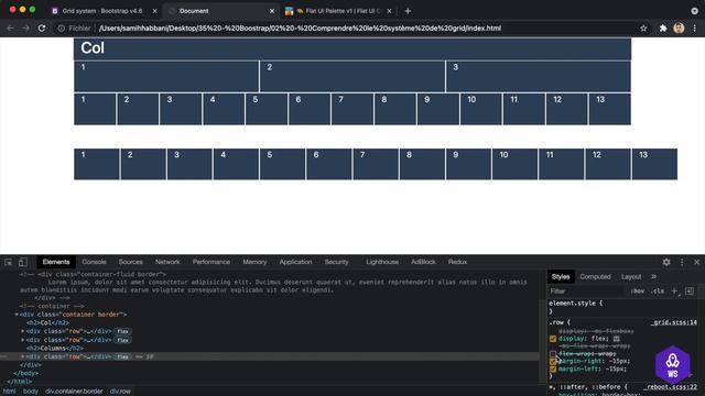 02 - Comprendre le système de grid de Bootstrap смотреть онлайн