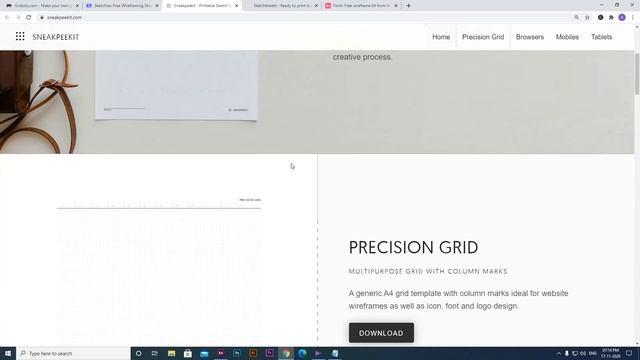 Wireframe tools for designers  |  Wireframe resources for UI design | wireframe printable resources