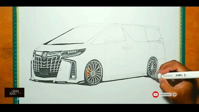realistic car drawing New TOYOTA ALPHARD TRANSFORMERS смотреть онлайн