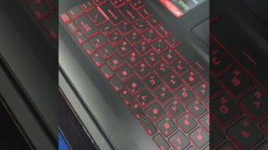 Гравировка клавиатуры с подсветкой MSI GF63