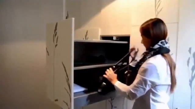 Парижская квартира в 8 кв. м, в которой помещается все!