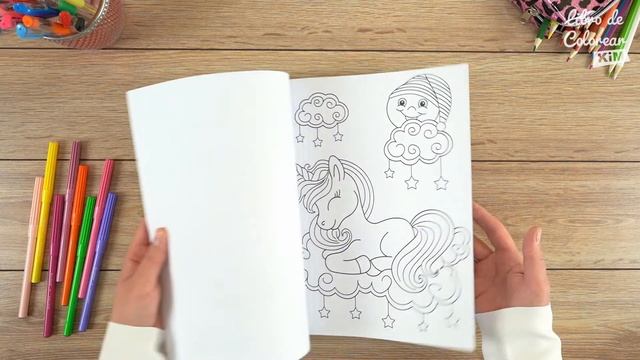 Unicornio Libro de Colorear: Aventuras mágicas de unicornios | Dibujos de unicornios para niños смотреть онлайн