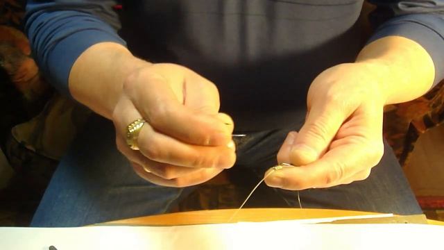 Узловяз Привязывание крючка с лопаточкой смотреть онлайн