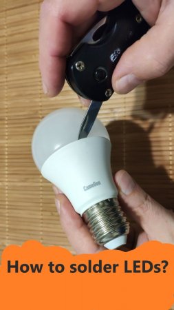 Do-it-yourself LED light bulb repair