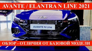 Avante Elantra N Line 2021. Заряженная версия