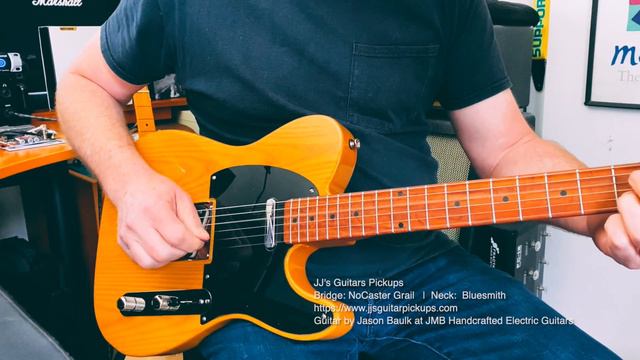 JJ's Pickups: NoCaster Grail and Bluesmith | JMB Handcrafted Electric Guitars смотреть онлайн