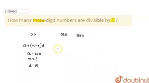 How many three-digit numbers are divisible by 5 ?