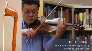 Lee Guthie viola bow / Che-Yen Chen / at the Metzler Violin Shop