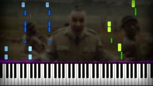 Rammstein - Ausländer Piano Tutorial (Sheet Music + midi) + Synthesia cover