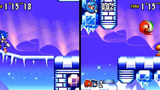 Sonic Advance 3 Game Boy Advance 2 player Co-op 60fps смотреть онлайн