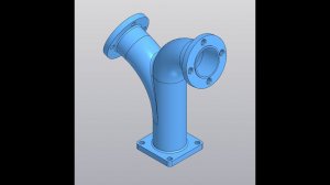 Видеоуроки Компас 3D V19. Патрубок с ответвлением