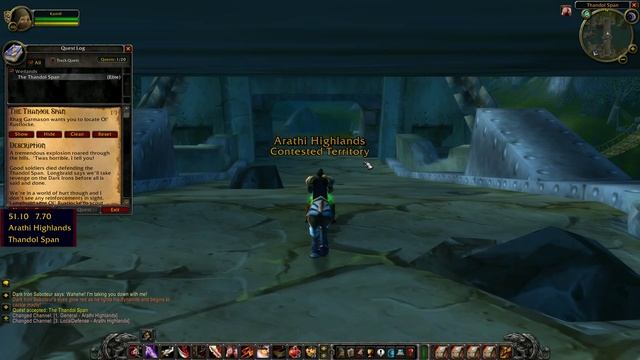 The Thandol Span (locate Ol' Rustlocke) WoW Classic Quest