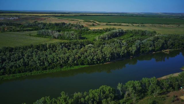 Река Урал в районе села Зубочистка Первая смотреть онлайн