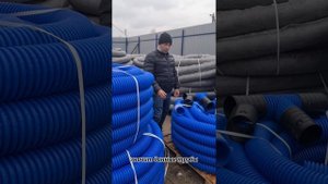 Трубы ПНД для прокладки кабеля.