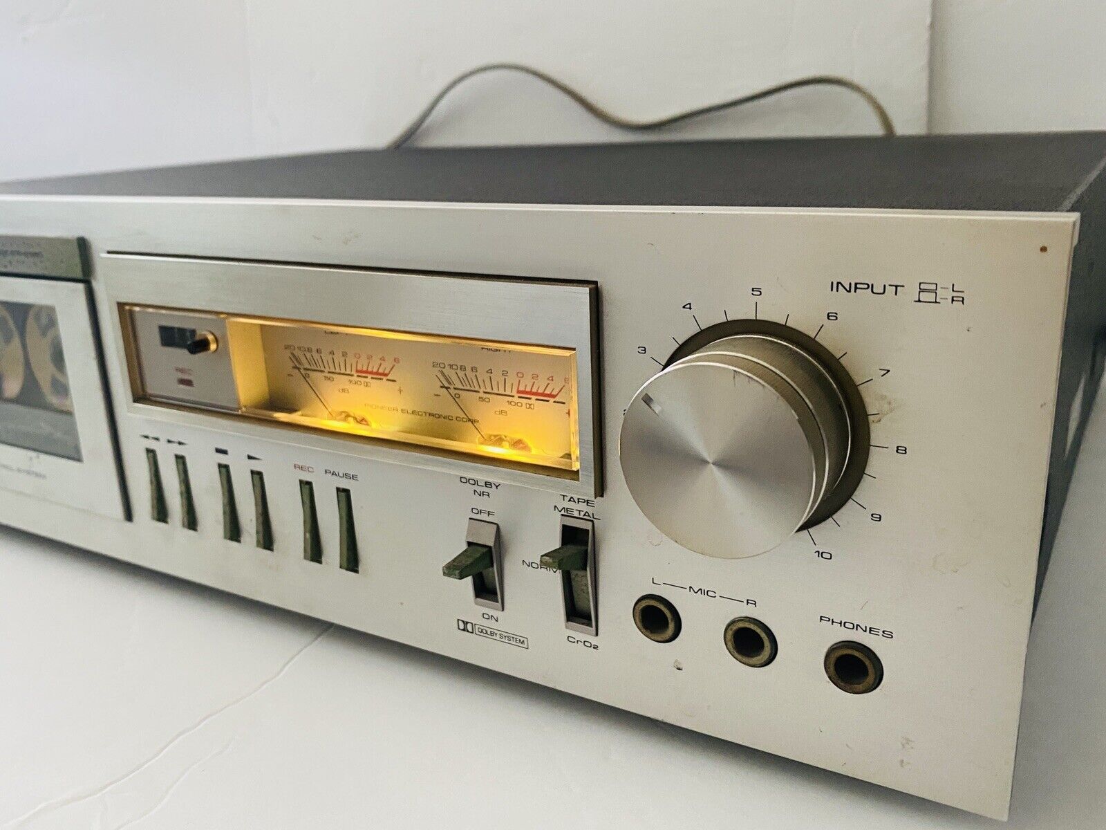 Винтажная кассетная дека Pioneer CT-F550-ЯПОНИЯ-выпуск-1980-по-1981-год