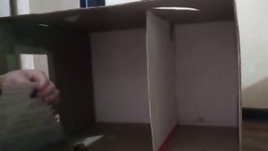 Кукольный домик из коробок /Коттедж для Барби. Часть 1