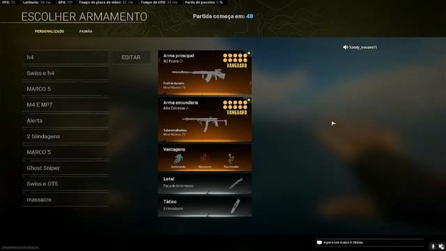 Warzone - Ressurgencia - i3-10100F-GTX1650-FOV118-Live Gameplay смотреть онлайн