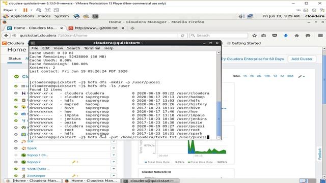 Primer map-reduce con Hadoop Coudera para contar número de palabras de un texto. смотреть онлайн